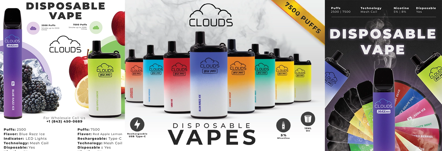 Smoke Shop Disposable Vape Store Banners Top Banner